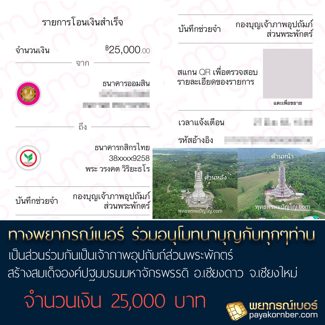 ทำบุญสร้างสมเด็จองค์ปฐมบรมมหาจักรพรรดิ ปี2020